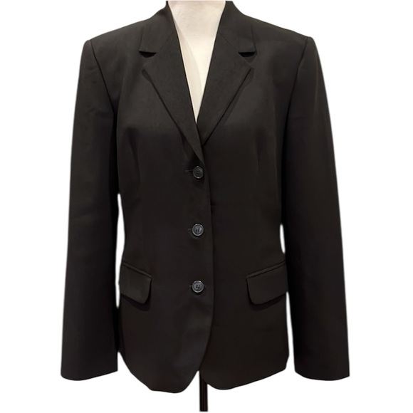United Colors Of Benetton Jackets & Blazers - Benetton Brown Wool Blazer Size 8 44 Made in Italy Classic Tailored Wear to Work